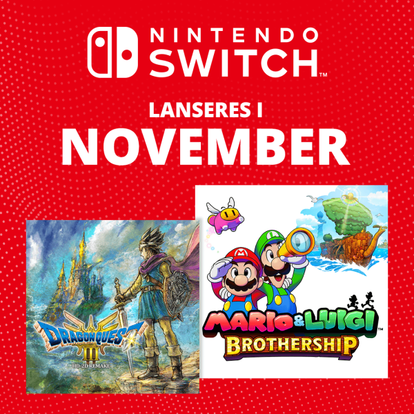 Kommende spill til Nintendo Switch – november 2024